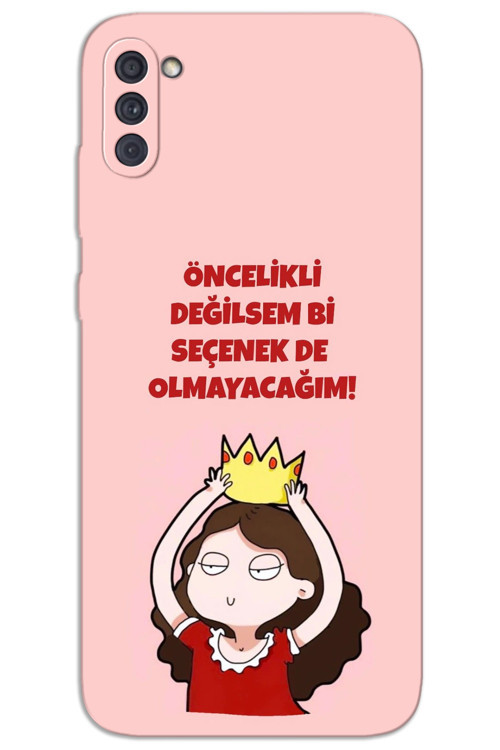 Samsung Galaxy A11 / M11 Kılıf HD Desen Baskılı Arka Kapak - Seçenek Değilim
