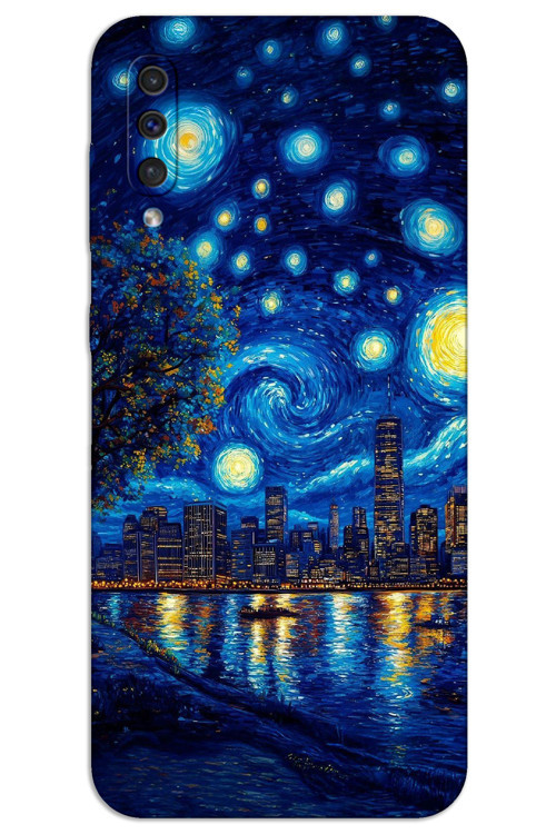 Samsung Galaxy A70 Kılıf HD Desen Baskılı Arka Kapak - Sanat Sahil