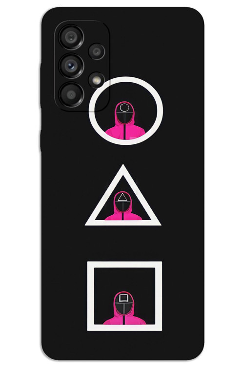 Samsung Galaxy A52 Kılıf HD Desen Baskılı Arka Kapak - Squid Game