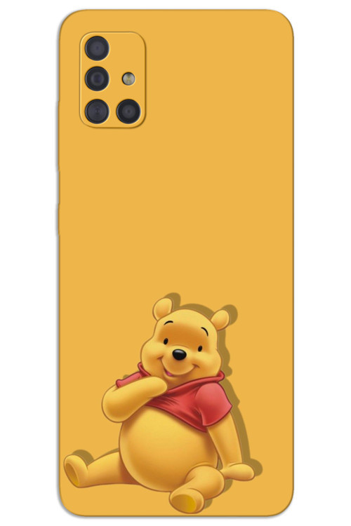 Samsung Galaxy A51 Kılıf HD Desen Baskılı Arka Kapak - Winnie The Pooh 2