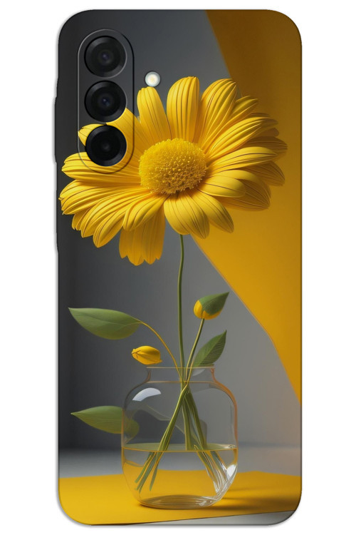 Samsung Galaxy A56 Kılıf HD Desen Baskılı Arka Kapak - Fanus Çiçek