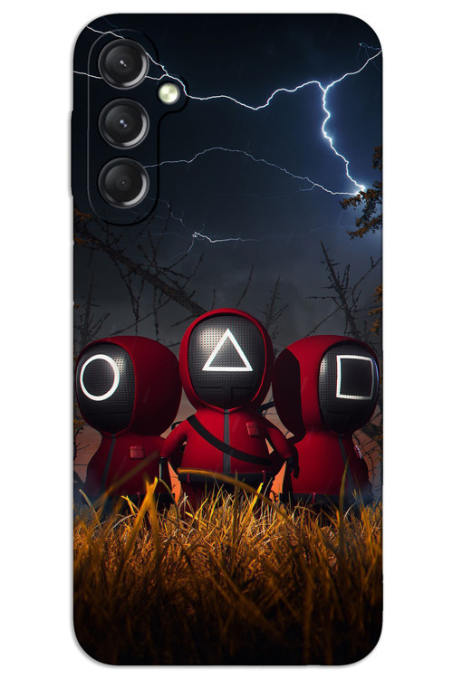 Samsung Galaxy A16 Kılıf HD Desen Baskılı Arka Kapak - Squid Game Minyon