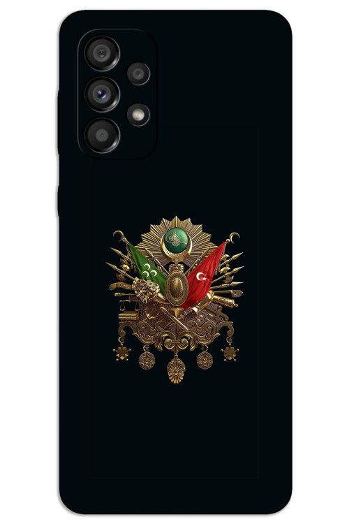 Samsung Galaxy A32 Kılıf HD Desen Baskılı Arka Kapak - Tuğra