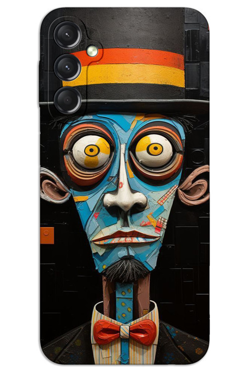 Samsung Galaxy A35 Kılıf HD Desen Baskılı Arka Kapak - Sessiz Çığlık