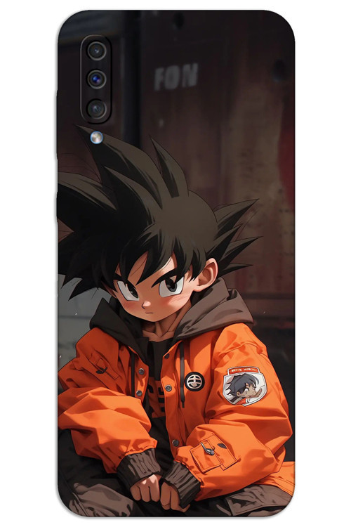 Samsung Galaxy A50 Kılıf HD Desen Baskılı Arka Kapak - Goku