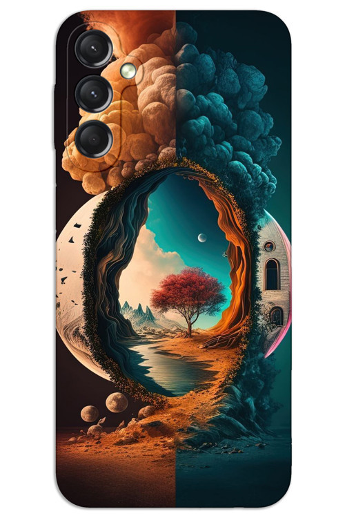 Samsung Galaxy M14 Kılıf HD Desen Baskılı Arka Kapak - Aydan Gece