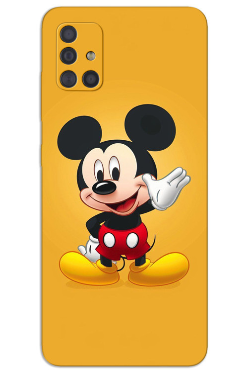 Samsung Galaxy A71 Kılıf HD Desen Baskılı Arka Kapak - Mickey 3