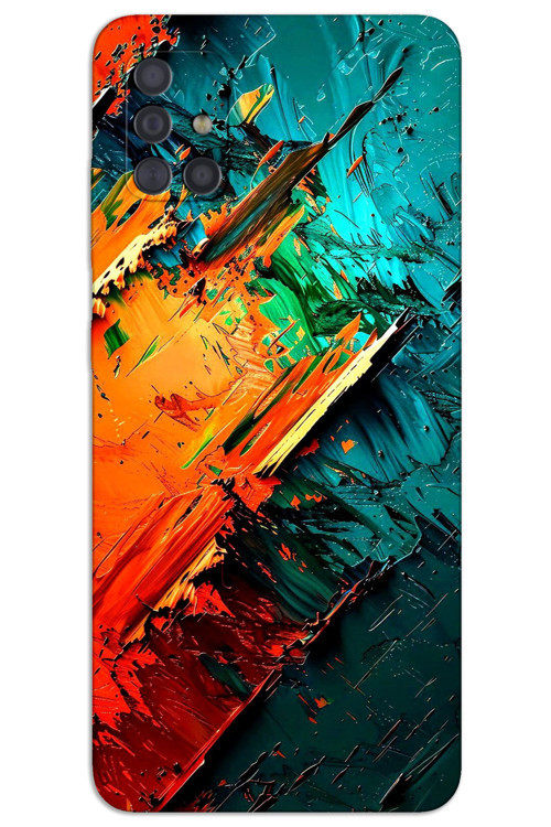 Samsung Galaxy A71 Kılıf HD Desen Baskılı Arka Kapak - Kristal