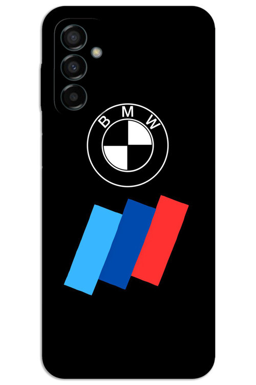 Samsung Galaxy M23 Kılıf HD Desen Baskılı Arka Kapak - Logo Şerit