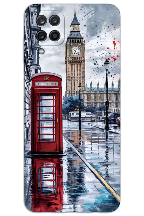 Samsung Galaxy M33 Kılıf HD Desen Baskılı Arka Kapak - London