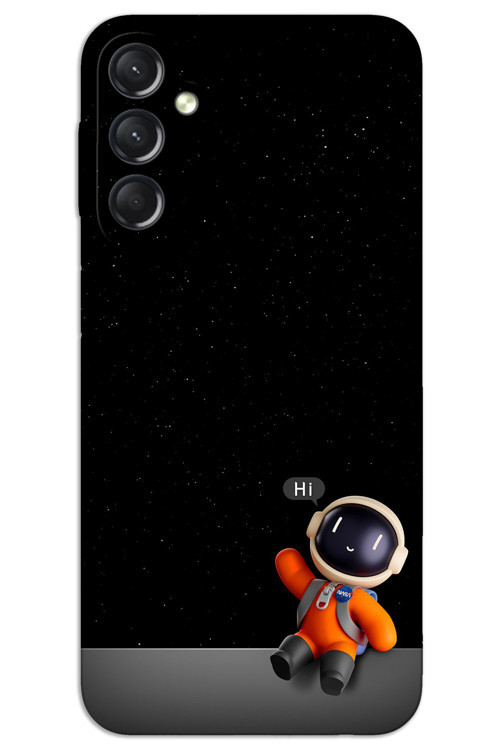 Samsung Galaxy M14 Kılıf HD Desen Baskılı Arka Kapak - Astronot Hi