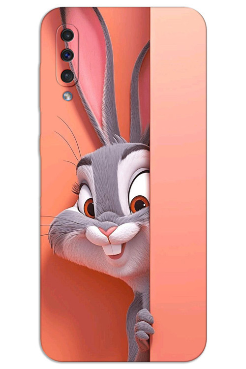Samsung Galaxy A50 Kılıf HD Desen Baskılı Arka Kapak - BugsBunny 2