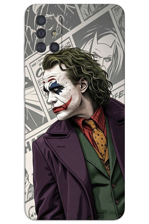 Samsung Galaxy A71 Kılıf HD Desen Baskılı Arka Kapak - Joker