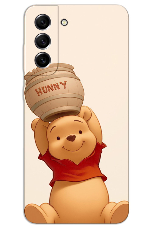 Samsung Galaxy S21 Kılıf HD Desen Baskılı Arka Kapak - Winnie The Pooh 1
