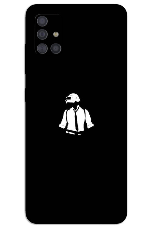 Samsung Galaxy A71 Kılıf HD Desen Baskılı Arka Kapak - Pubg Adam
