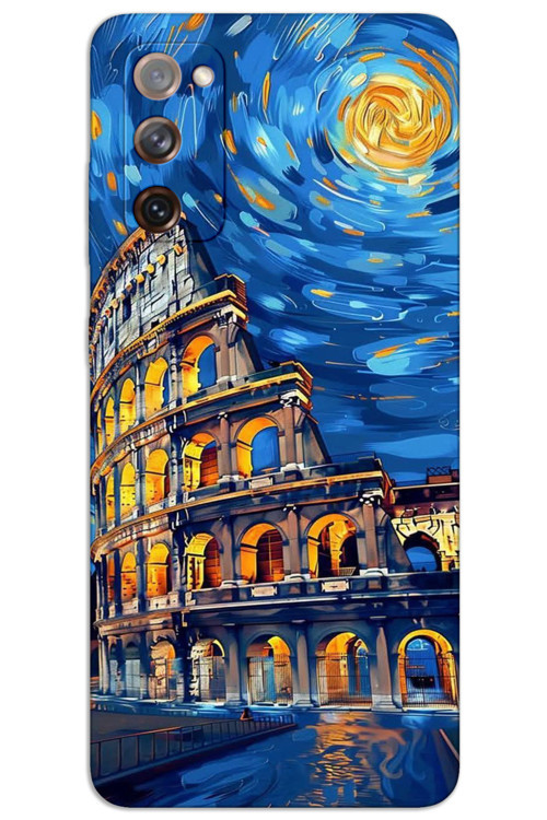 Samsung Galaxy Note 20 Kılıf HD Desen Baskılı Arka Kapak - Sanat Roma