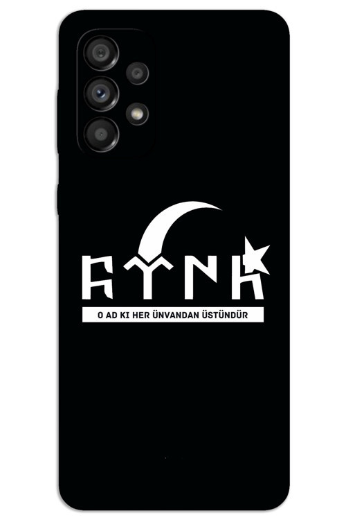 Samsung Galaxy A72 Kılıf HD Desen Baskılı Arka Kapak - Türk