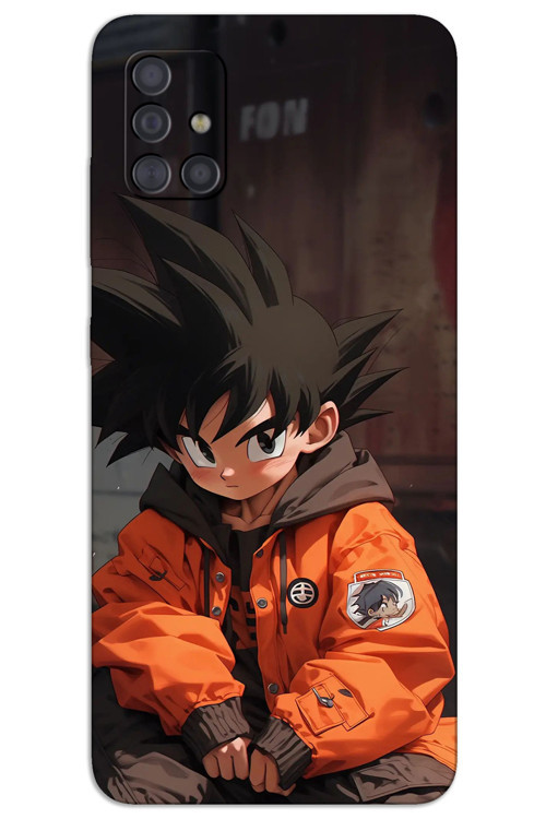 Samsung Galaxy M51 Kılıf HD Desen Baskılı Arka Kapak - Goku