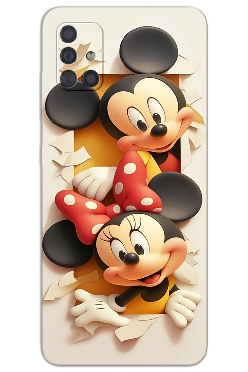 Samsung Galaxy M51 Kılıf HD Desen Baskılı Arka Kapak - Mickey 2