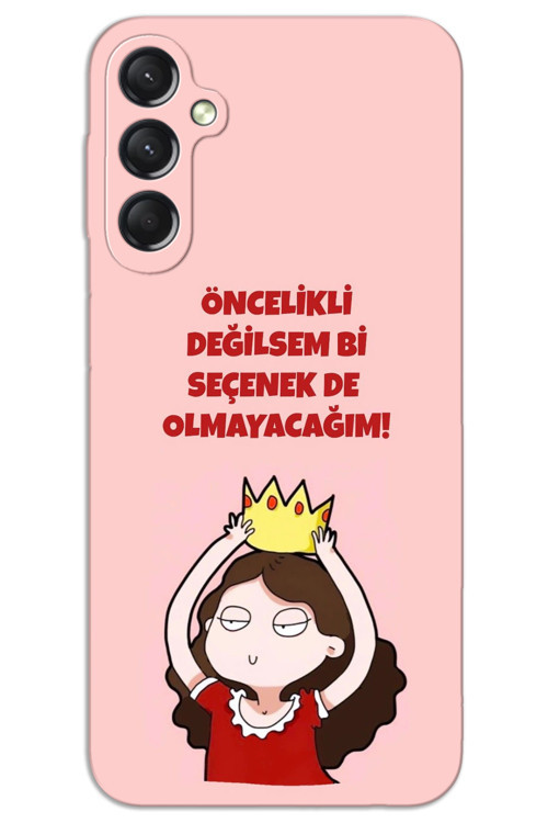 Samsung Galaxy M14 Kılıf HD Desen Baskılı Arka Kapak - Seçenek Değilim