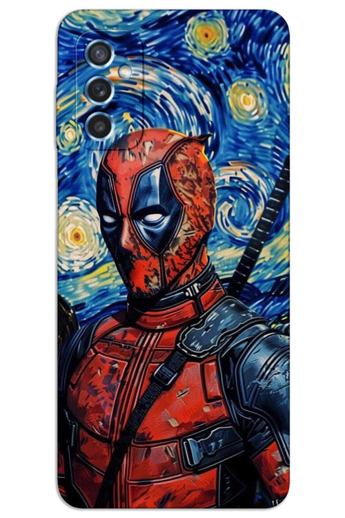 Samsung Galaxy M52 Kılıf HD Desen Baskılı Arka Kapak - Deadpool