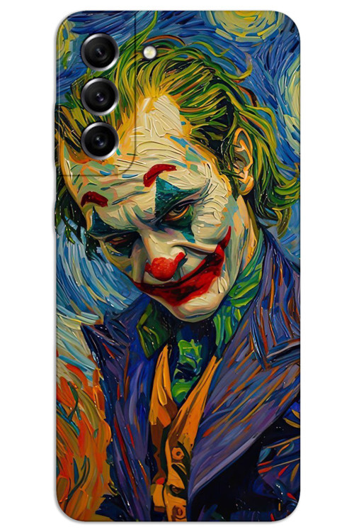 Samsung Galaxy S21 Kılıf HD Desen Baskılı Arka Kapak - Joker 2