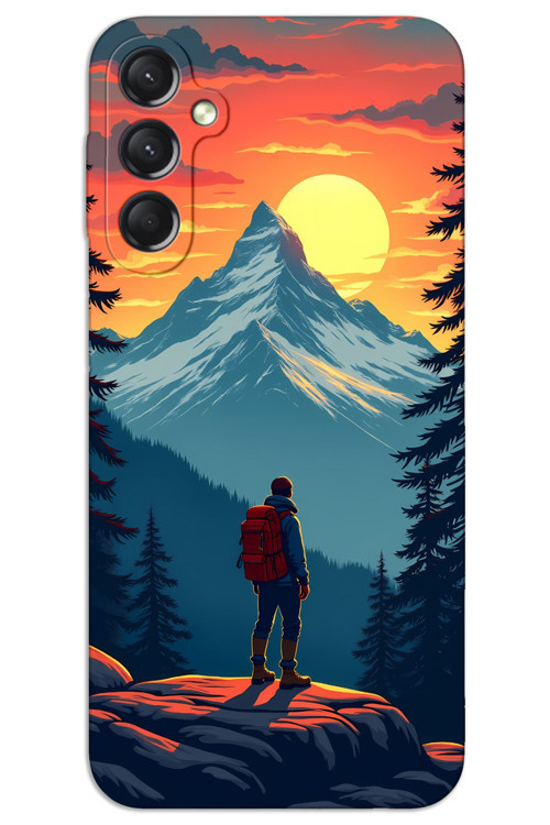 Samsung Galaxy A55 Kılıf HD Desen Baskılı Arka Kapak - Everest