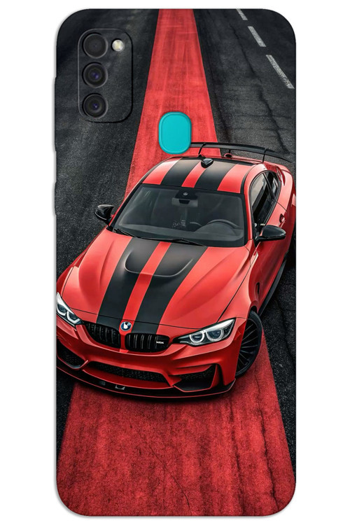 Samsung Galaxy M30s / M21 Kılıf HD Desen Baskılı Arka Kapak - Kırmızı BW