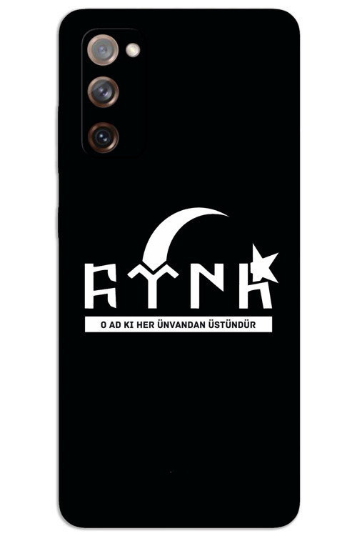 Samsung Galaxy S20 Fe Kılıf HD Desen Baskılı Arka Kapak - Türk