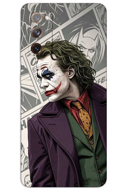 Samsung Galaxy S20 Kılıf HD Desen Baskılı Arka Kapak - Joker