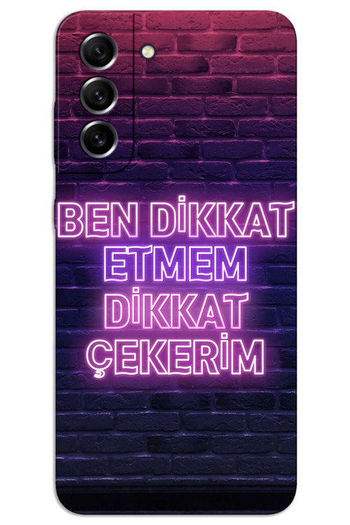 Samsung Galaxy S21 Fe Kılıf HD Desen Baskılı Arka Kapak - Dikkat Çekerim