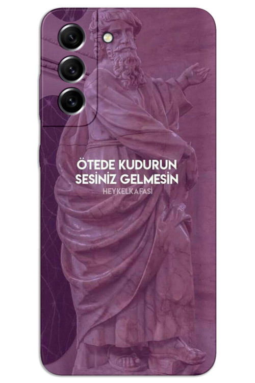 Samsung Galaxy S21 Fe Kılıf HD Desen Baskılı Arka Kapak - Ötede Kudurun