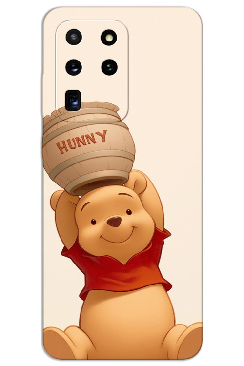 Samsung Galaxy S20 Ultra Kılıf HD Desen Baskılı Arka Kapak - Winnie The Pooh 1