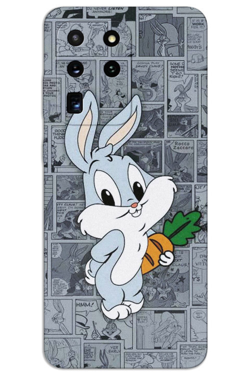 Samsung Galaxy S20 Ultra Kılıf HD Desen Baskılı Arka Kapak - BugsBunny 1