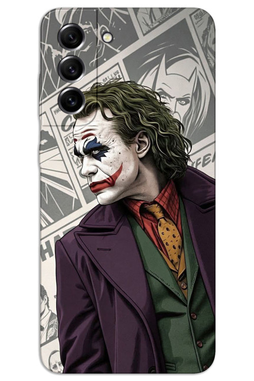 Samsung Galaxy S22 Kılıf HD Desen Baskılı Arka Kapak - Joker