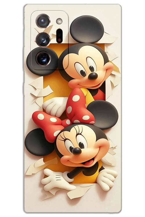 Samsung Galaxy Note 20 Ultra Kılıf HD Desen Baskılı Arka Kapak - Mickey 2