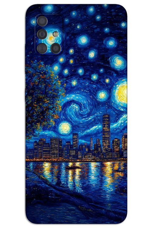 Samsung Galaxy M31s Kılıf HD Desen Baskılı Arka Kapak - Sanat Sahil