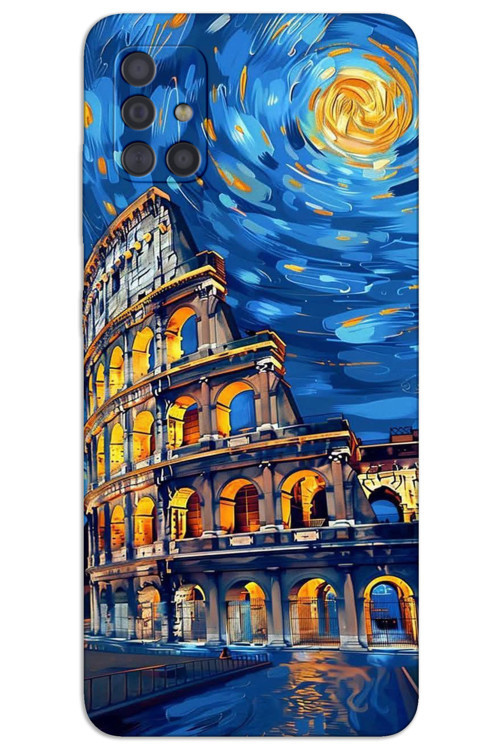 Samsung Galaxy M31s Kılıf HD Desen Baskılı Arka Kapak - Sanat Roma