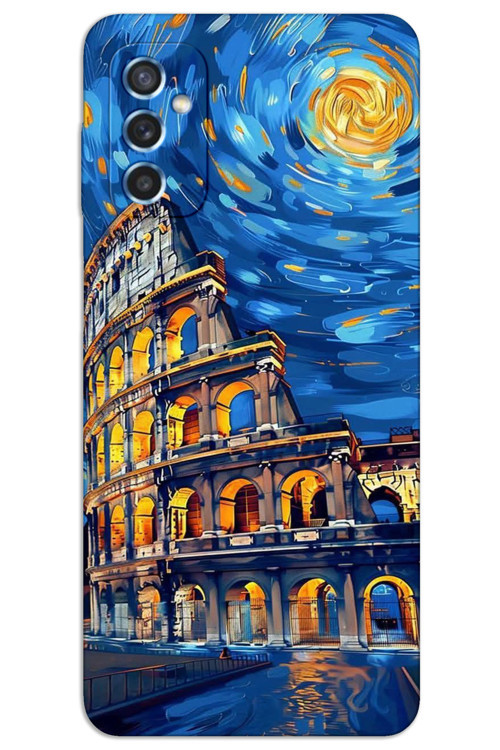 Samsung Galaxy M52 Kılıf HD Desen Baskılı Arka Kapak - Sanat Roma