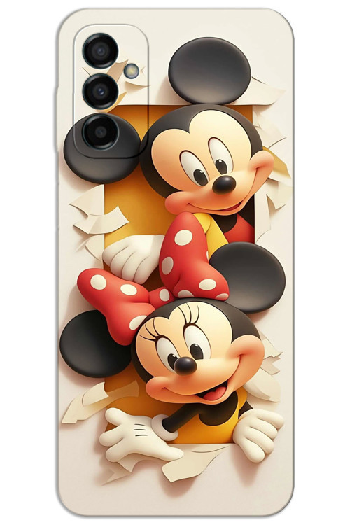 Samsung Galaxy M23 Kılıf HD Desen Baskılı Arka Kapak - Mickey 2