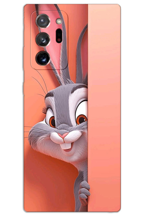 Samsung Galaxy Note 20 Ultra Kılıf HD Desen Baskılı Arka Kapak - BugsBunny 2