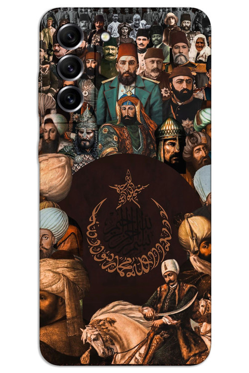 Samsung Galaxy S21 Fe Kılıf HD Desen Baskılı Arka Kapak - Osmanlı Hanedan