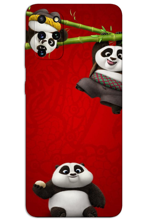 Samsung Galaxy S20 Plus Kılıf HD Desen Baskılı Arka Kapak - Panda