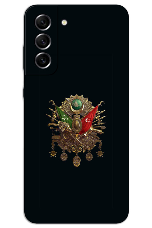 Samsung Galaxy S21 Kılıf HD Desen Baskılı Arka Kapak - Tuğra
