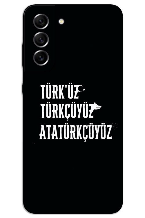 Samsung Galaxy S21 Fe Kılıf HD Desen Baskılı Arka Kapak - Türkçü
