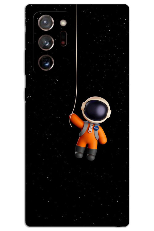 Samsung Galaxy Note 20 Ultra Kılıf HD Desen Baskılı Arka Kapak - Astronot