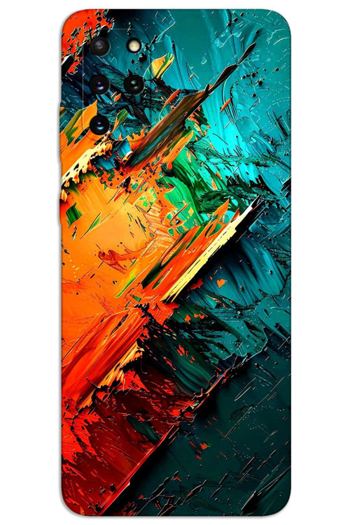 Samsung Galaxy S20 Plus Kılıf HD Desen Baskılı Arka Kapak - Kristal