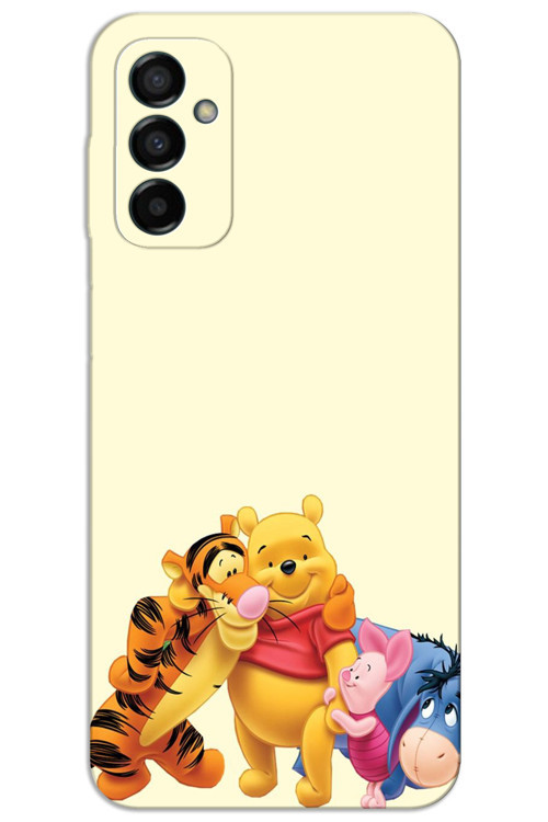 Samsung Galaxy M23 Kılıf HD Desen Baskılı Arka Kapak - Winnie The Pooh 3