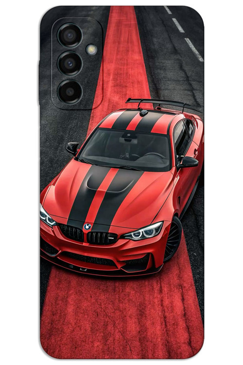 Samsung Galaxy M23 Kılıf HD Desen Baskılı Arka Kapak - Kırmızı BW