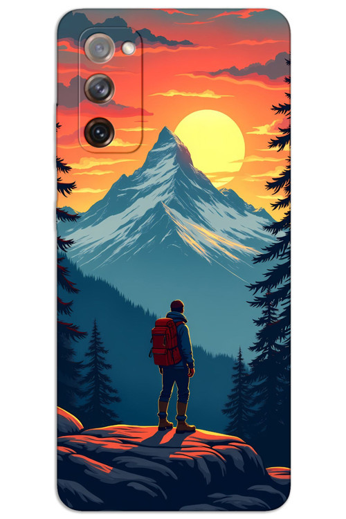Samsung Galaxy S20 Kılıf HD Desen Baskılı Arka Kapak - Everest